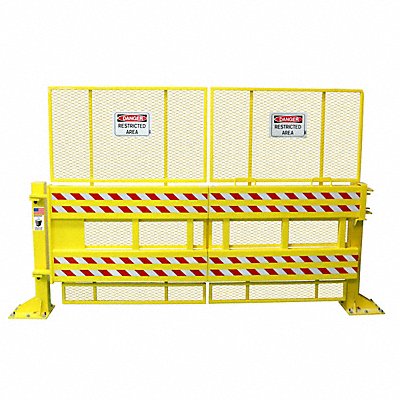 DEFENDER GATE DG208SGLH Safety Gate Manual Steel 10 ft Gate W