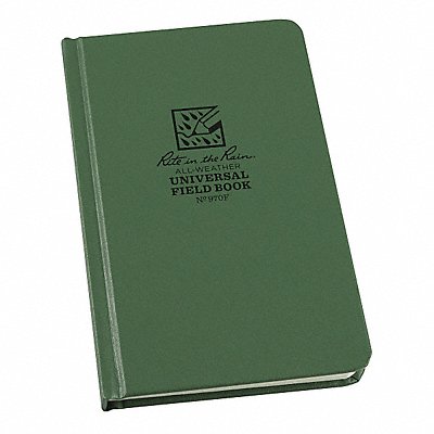 RITE IN THE RAIN 970F All Weather Notebook Green Cover Color