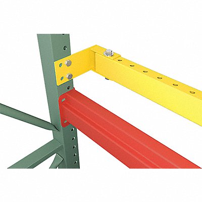 STEEL KING PLBM34108YW Pallet Rack Stop Beam Steel