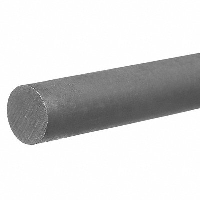 GRAINGER BULKPRCPVC27 Plastic Rod CPVC 1 1/4 Dia 2ftL Grey