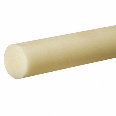 GRAINGER PRPTFEGF16 K6782 Plastic Rod PTFE 5/8 Dia 3ftL Off-White