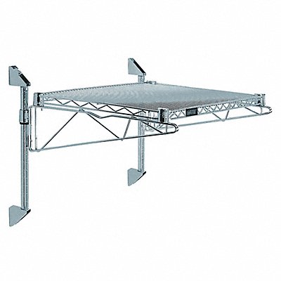 QUANTUM STORAGE SYSTEMS WC14CB1460GY Wire Cantilever 14 in Overall Depth