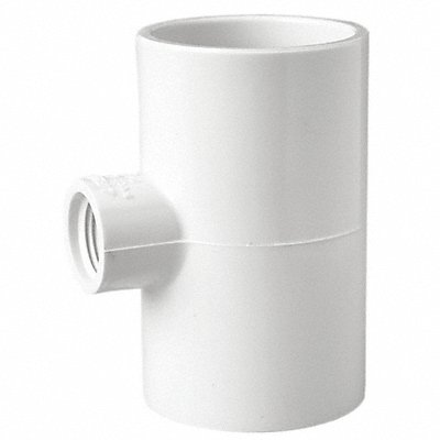 LASCO 402071 Reducing Tee 1/2 x 1/2 x 1/8 in PVC
