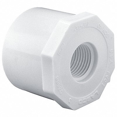 LASCO 438101BC Bushing 3/4 x 1/2 in Schedule 40 White