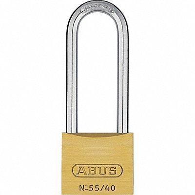 ABUS 55726 Padlock 2 3/8 in Body Height 4 Pin