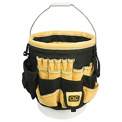CLC 4122 Bucket Tool Organizer Polyester Yellow