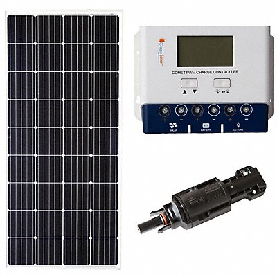 GRAPE SOLAR GS200KITBT Solar Panel Kit 200 W 1 Panel