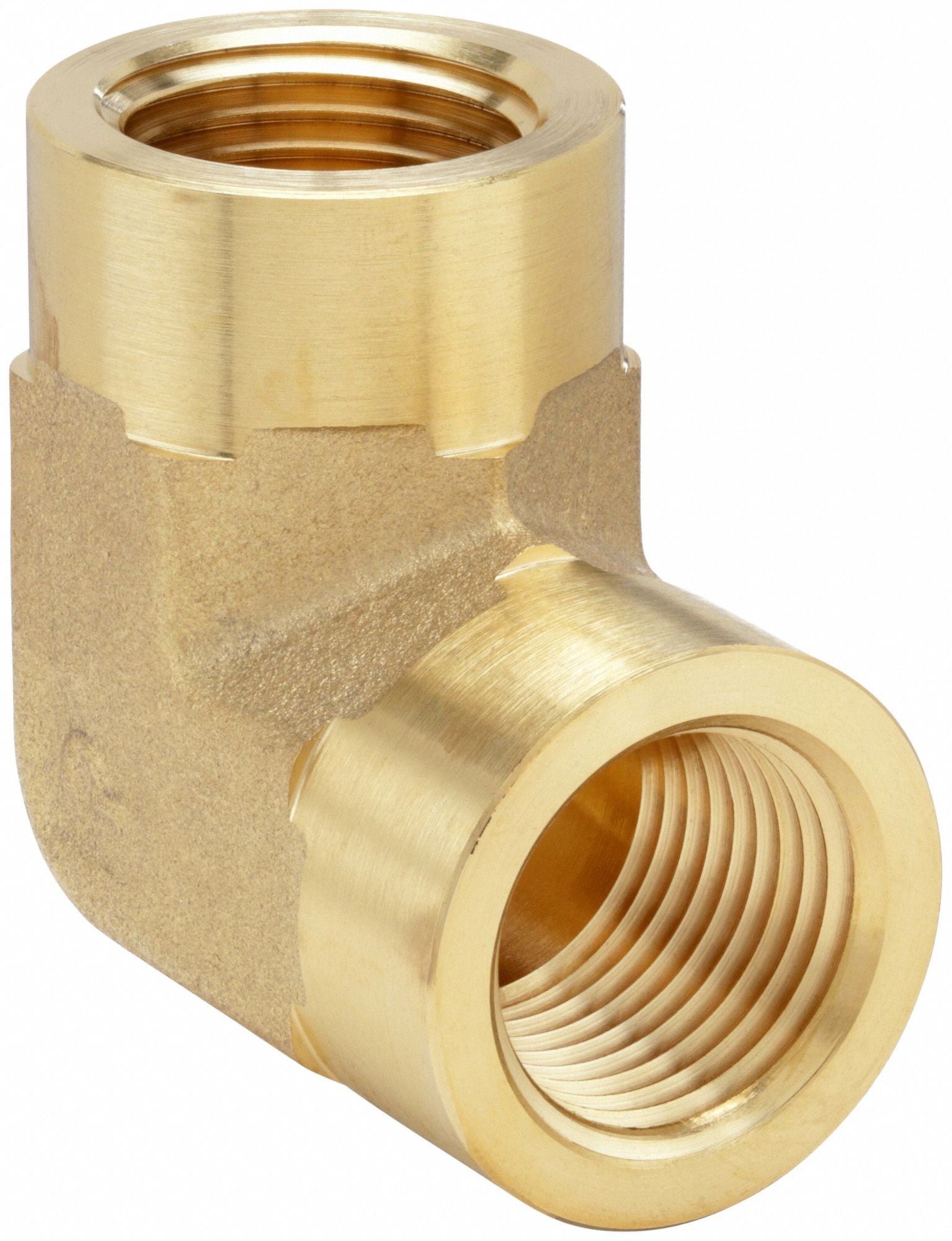 PARKER 18DDB 90 Elbow Brass 1/8 in FNPT x FNPTF
