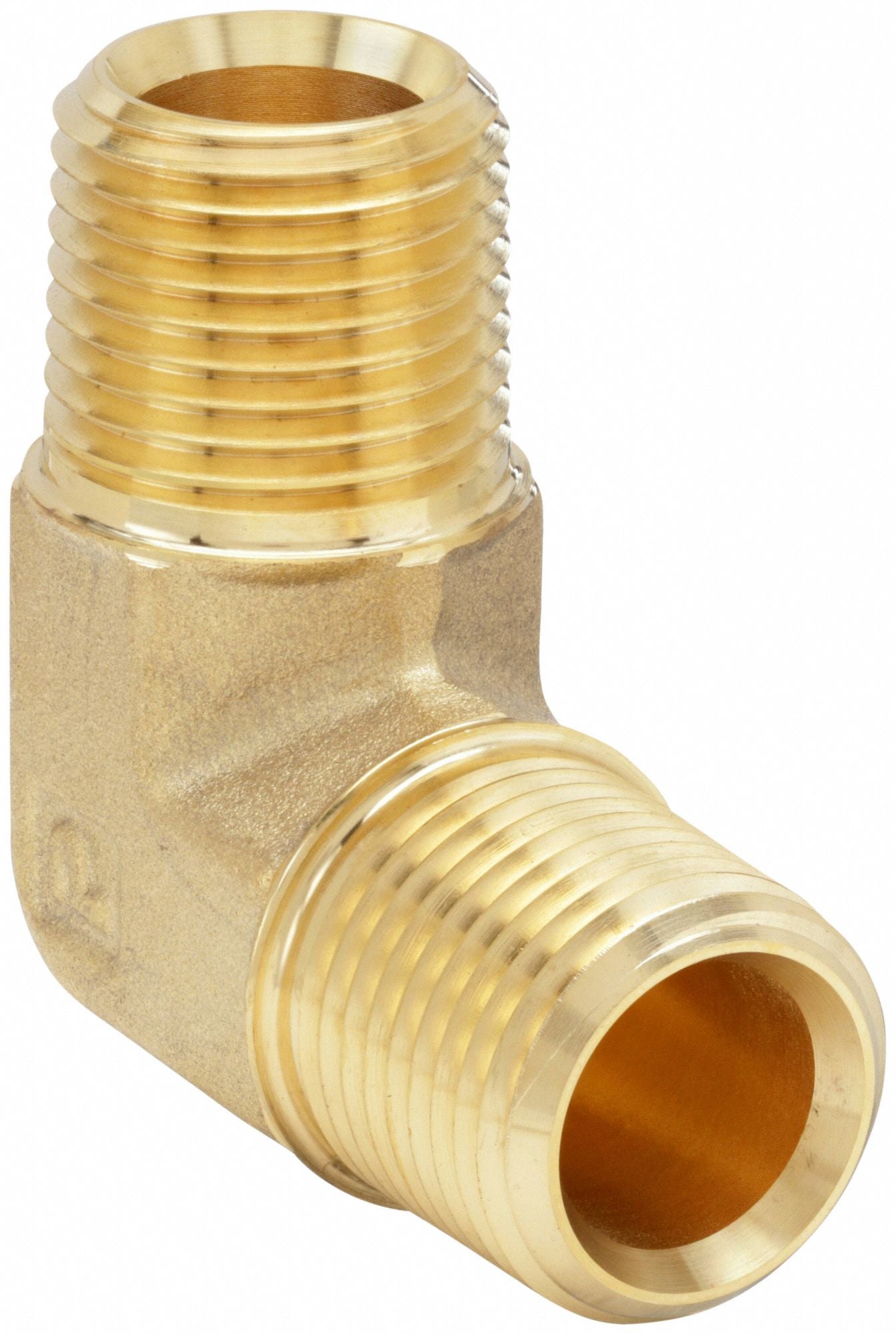PARKER 34CRB 90 Elbow Brass 3/4 in Pipe Size MNPT