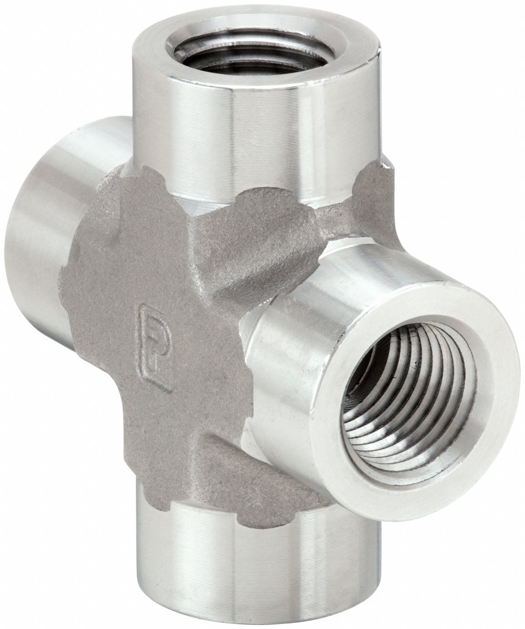 PARKER 14KMMOOSS Cross 316 SS 1/4 in Pipe Size 5000 PSI