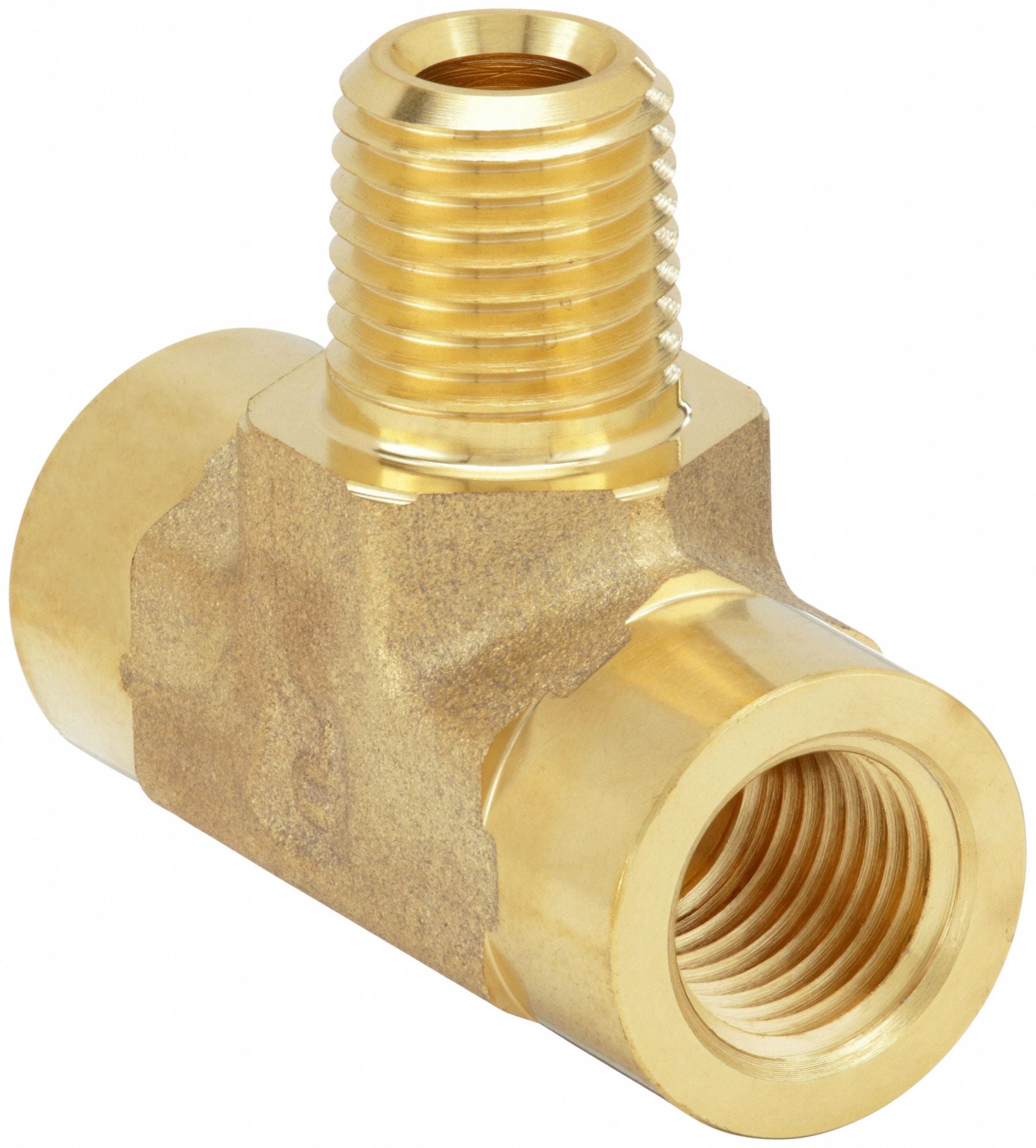 PARKER 18MMSB Male Branch Tee Brass 1/8 in 3200 PSI