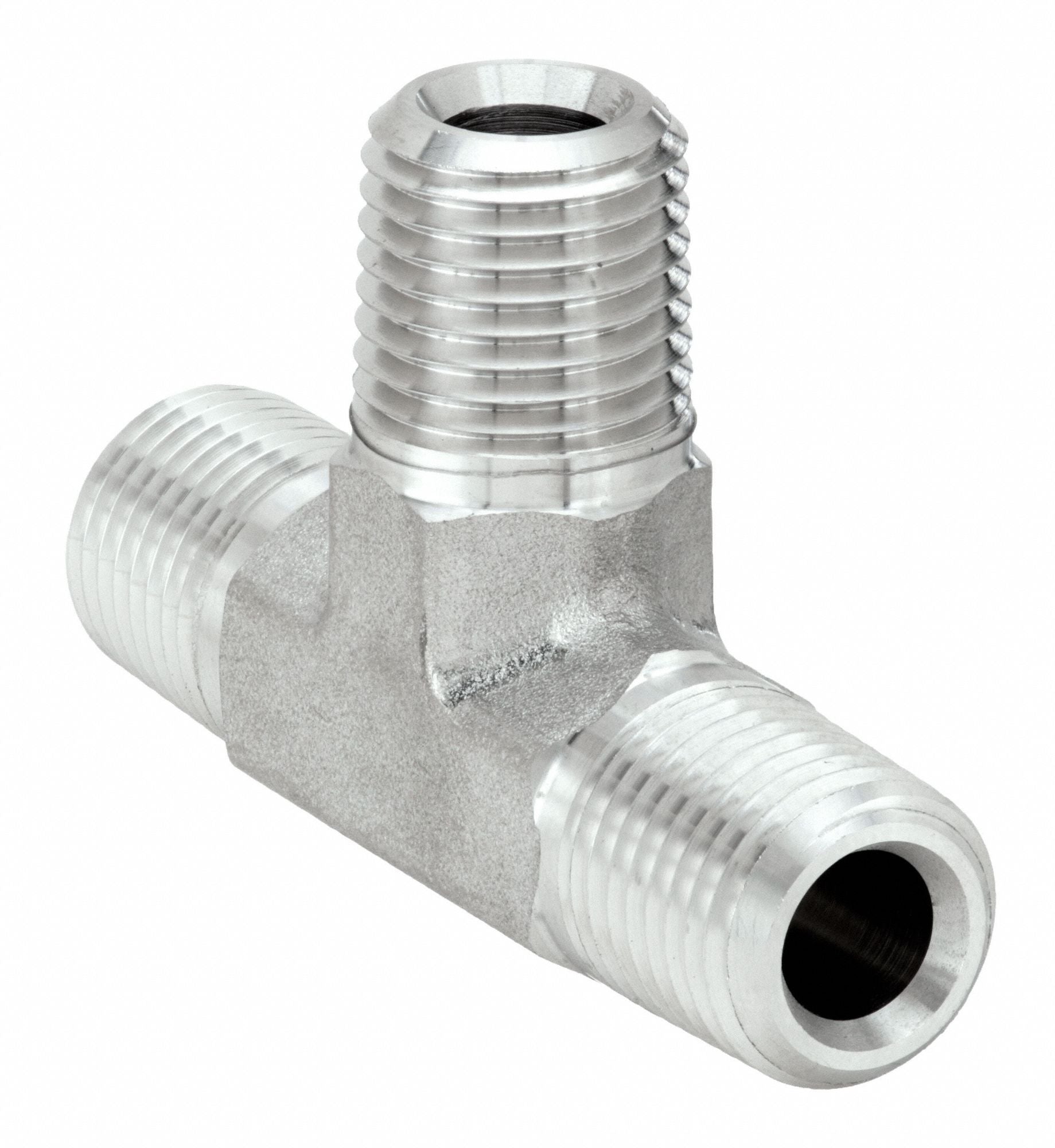 PARKER 34RRSSS Tee 316 SS 3/4 in Pipe Size 4000 PSI