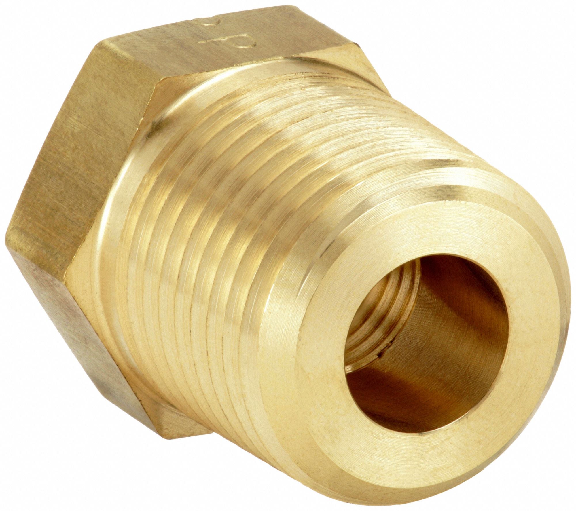 PARKER 12X38PTRB Reducing Adaptor Brass 1/2 x 3/8 in