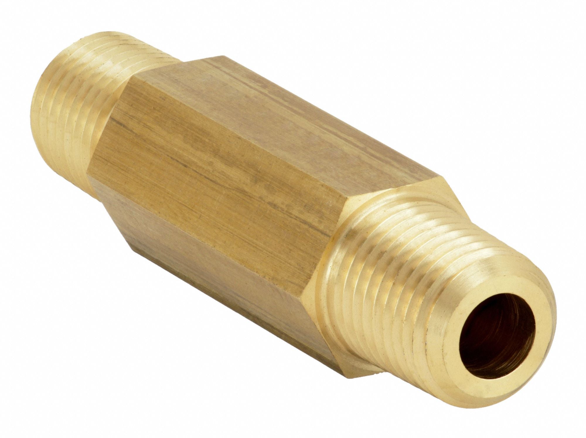 PARKER 18X25FFFB Long Nipple Brass 1/8 Pipe Size MNPTF