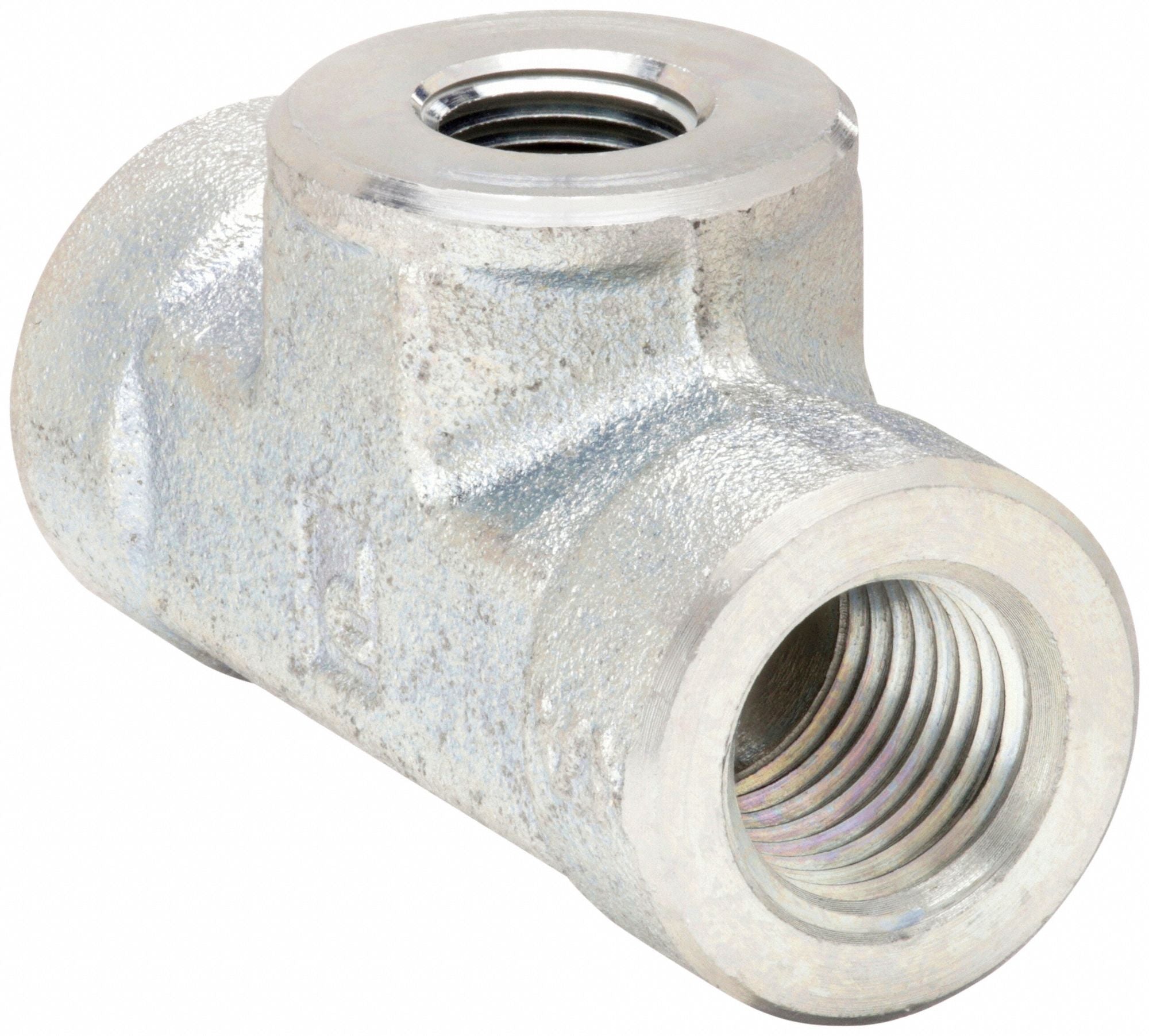 PARKER 14X14X18MMOS Tee Steel 1/4 x 1/4 x 1/8 in Pipe Size
