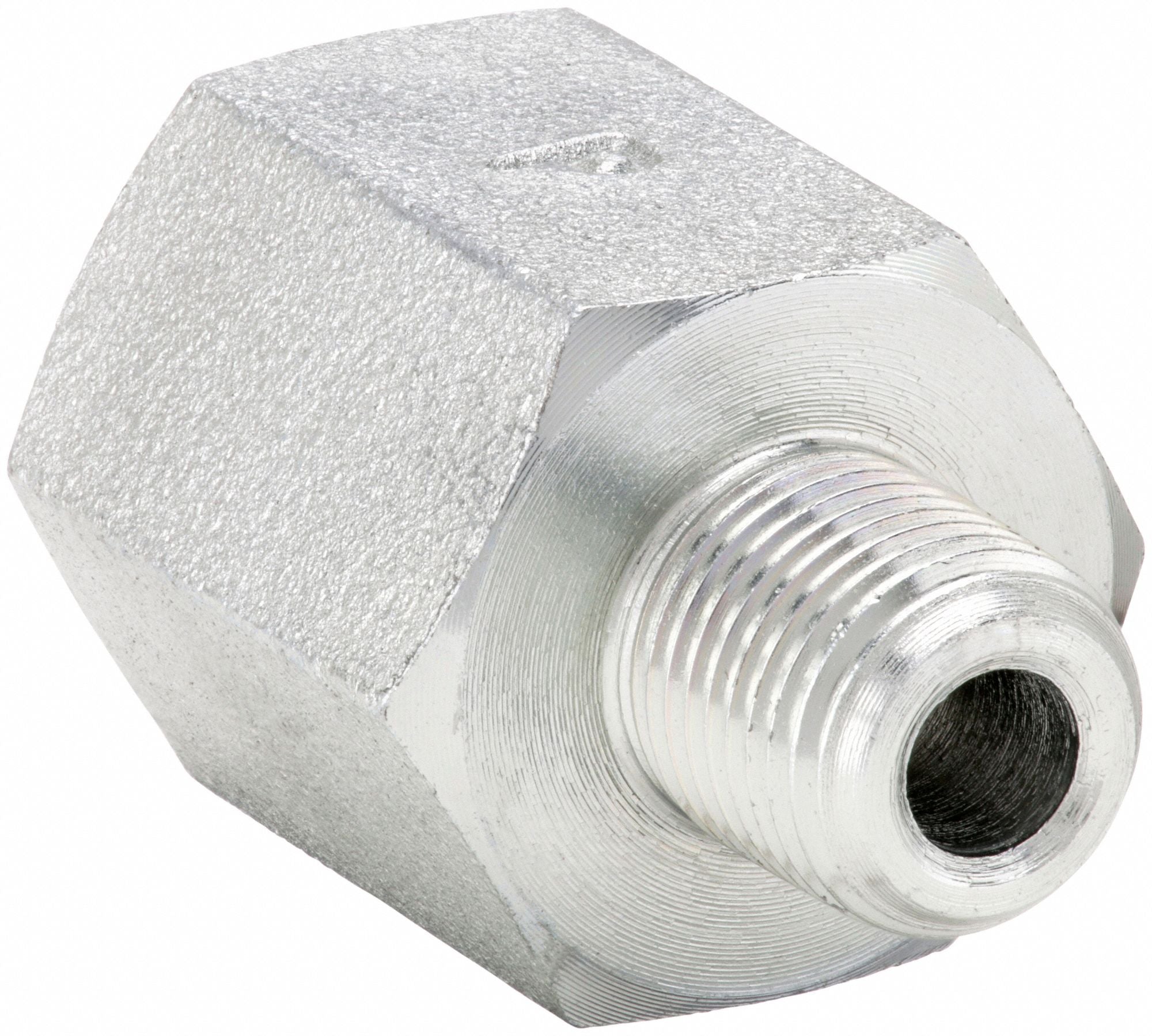 PARKER 1X12FGS Straight Steel 1/2 x 1 in MNPT x FNPTF