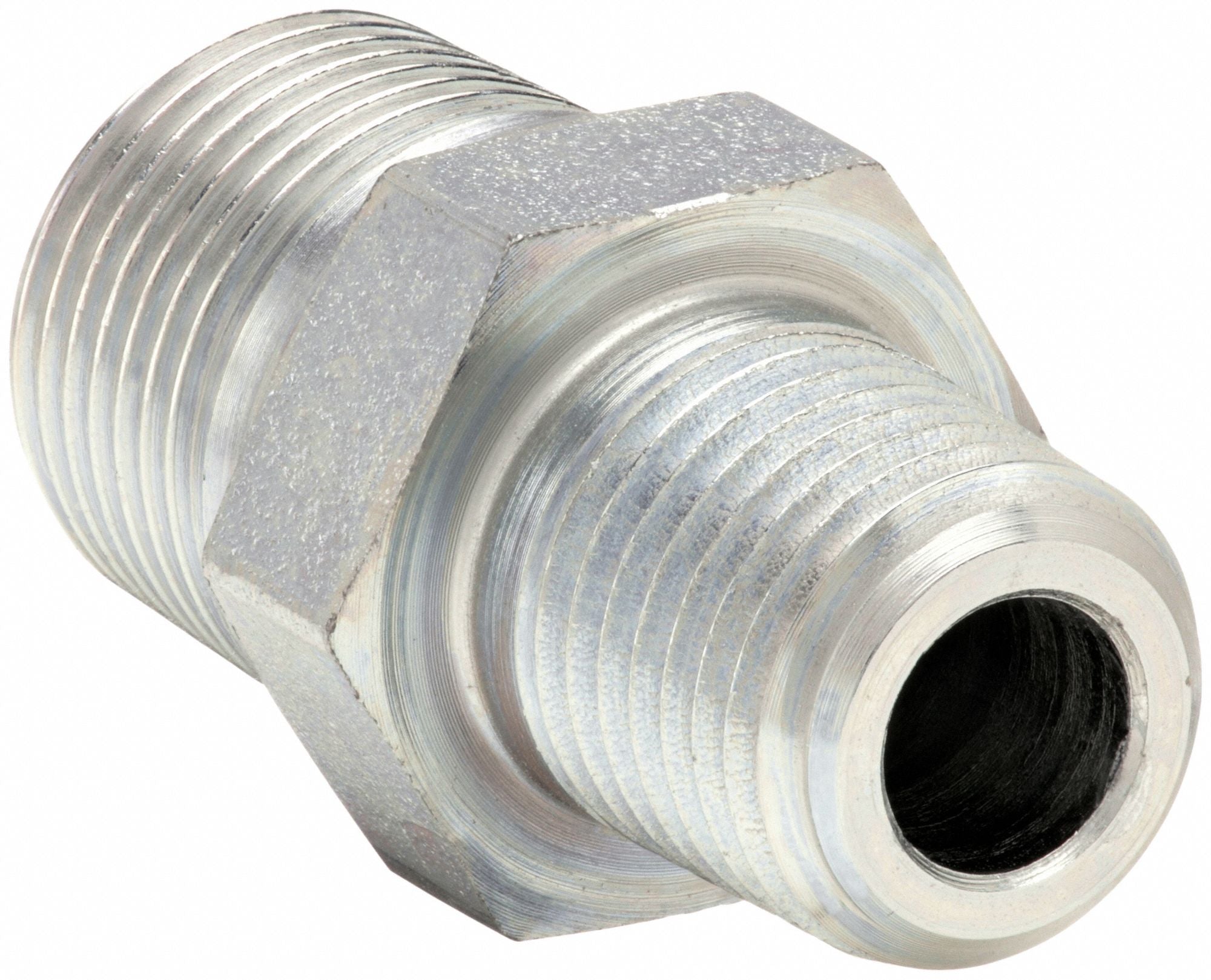 PARKER 14X38FHF3S Straight Adaptor Steel 1/4 x 3/8 in