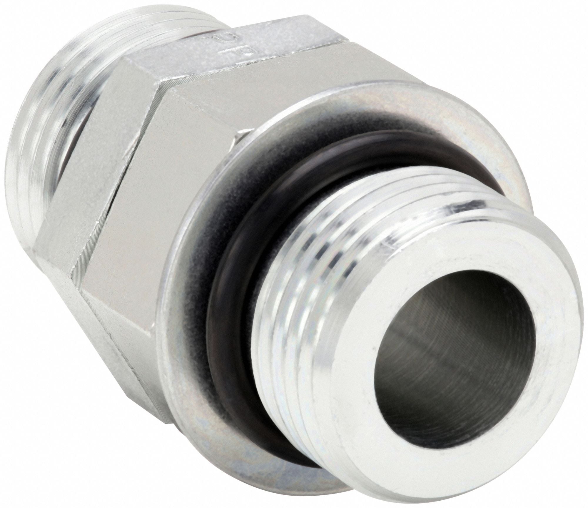 PARKER 4F5OHAOS Straight Union Steel 1/4 in Male SAE
