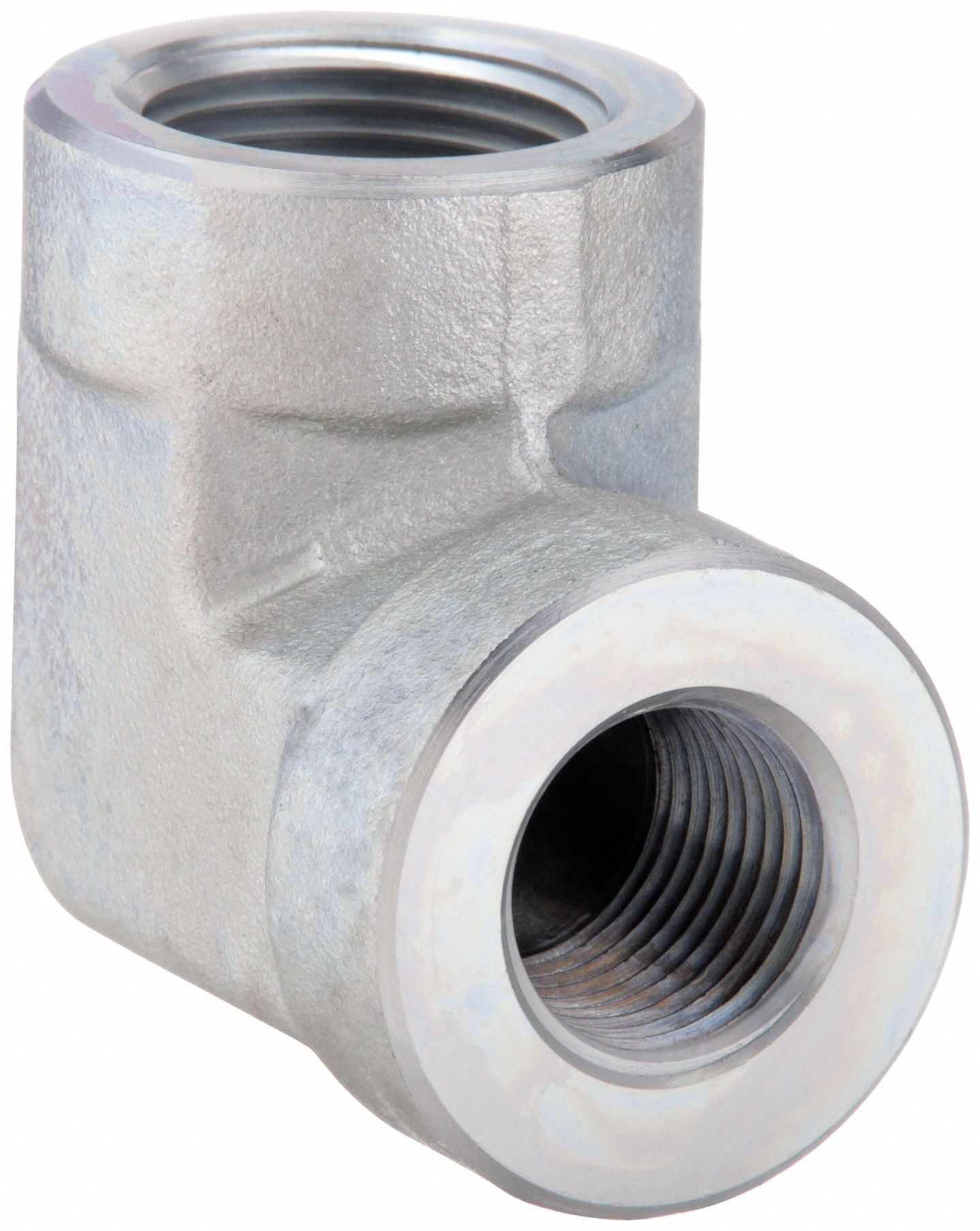 PARKER 12X14DDS 90 Elbow Steel 1/2 x 1/4 in NPT x NPTF