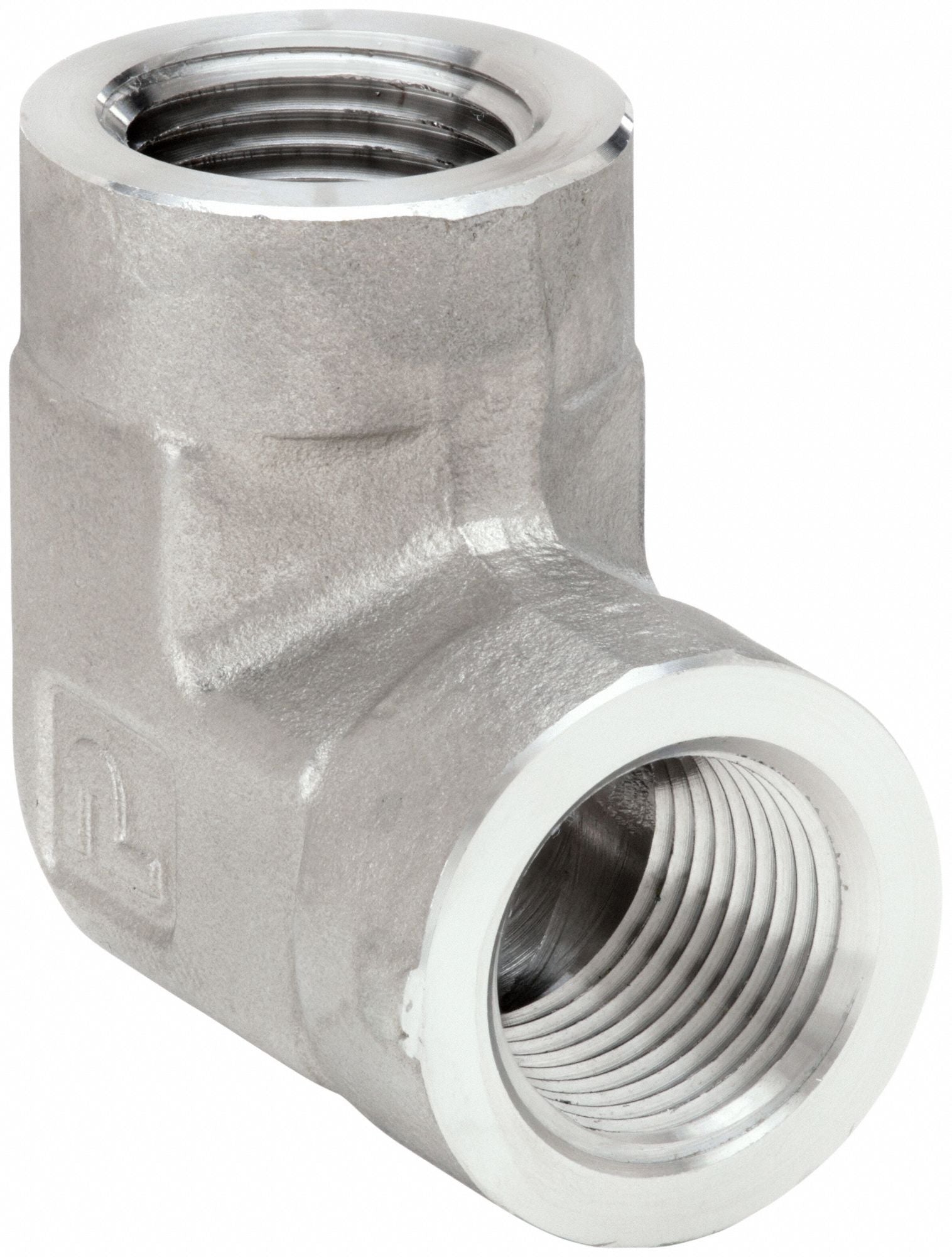 PARKER 38DDSS 90 Elbow 316 SS 3/8 in FNPT x FNPTF