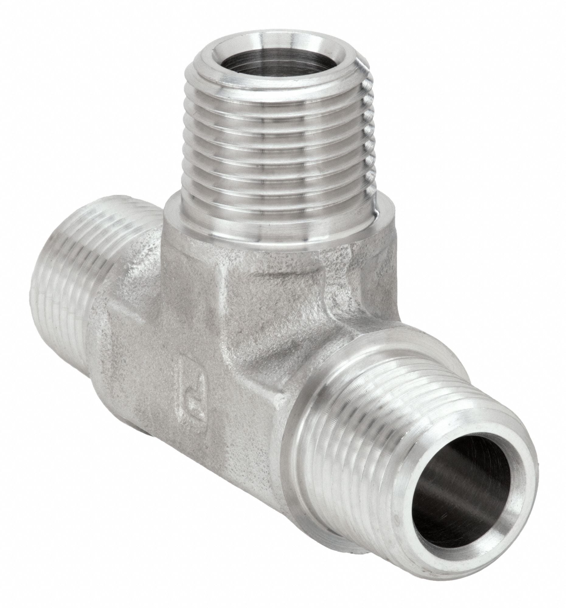 PARKER 38RRSSS Tee 316 SS 3/8 in Pipe Size 6000 PSI