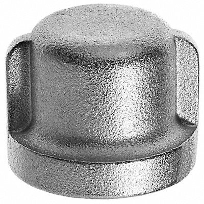 GRAINGER ZUSAPF7539 Round Cap 316 SS 1 1/2 F BSPT Class 150