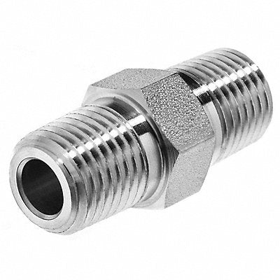 GRAINGER ZUSAPF8005 Straight Adaptor Steel 1/2  NPT x BSPT