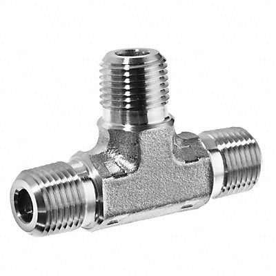 GRAINGER ZUSAPF7891 Male Tee 304 SS 1/4 Pipe Size NPT