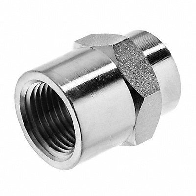 GRAINGER ZUSAPF7806 Reducing Hex Coupling 304 SS 1/4 x 1/8