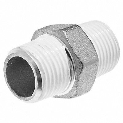 GRAINGER ZUSAPF8387 Hex Nipple 304 SS 1 M BSPT Class 150
