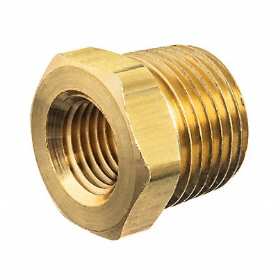 GRAINGER ZUSAPF10260 Hex Bushing Brass 4 x 2 in Class 125
