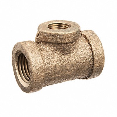 GRAINGER ZUSAPF10489 Tee Brass 2 1/2 x 1 1/2 x 2 1/2 in