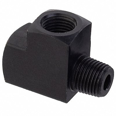GRAINGER ZUSAPF9115 Run Tee Black Zinc-Plated Brass 3/8 in