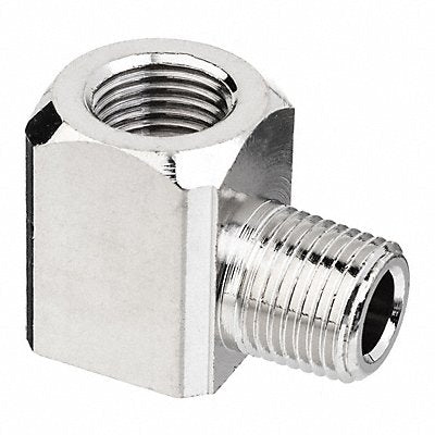 GRAINGER ZUSAPF9043 90 Elbow Adaptor Brass 1/4 in NPTF