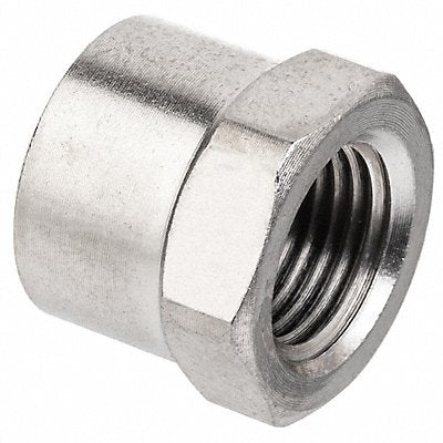 GRAINGER ZUSAPF9060 Round Cap Nickel-Plated Brass 3/8 in