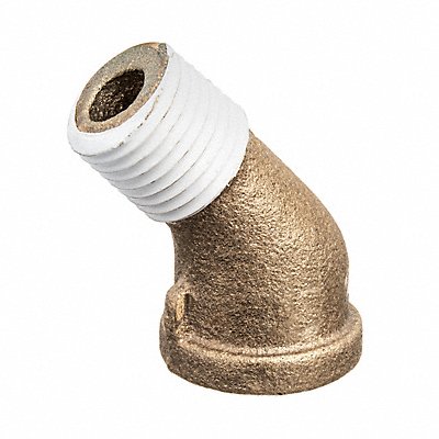 GRAINGER ZUSAPF10684 45 Street Elbow Brass 3/8 in NPT