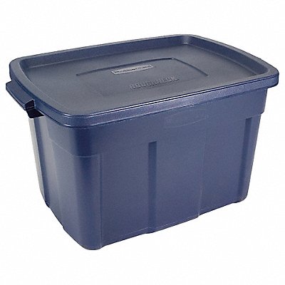 RUBBERMAID RMRT250002 StorageTote DkIndigoMetallic Solid Lin LDPE