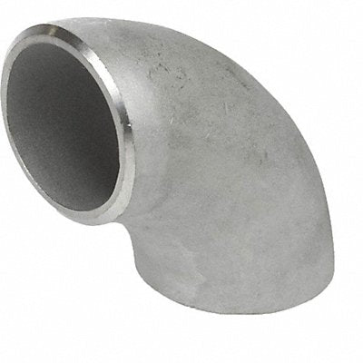 GRAINGER 4381010900 90 Long Radius Elbow 304 SS 6 x 5 in