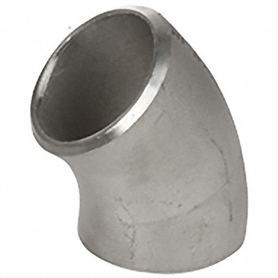 GRAINGER 4381020500 45 Long Radius Elbow 316 SS 6 in