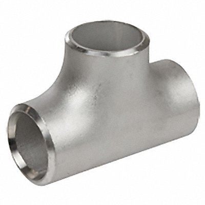 GRAINGER 4381015300 Tee 316 SS 6 in Pipe Size Buttweld