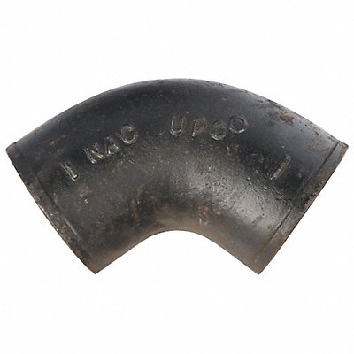 GRAINGER 220536 1/5 Bend Cast Iron 2 Pipe Size Socket