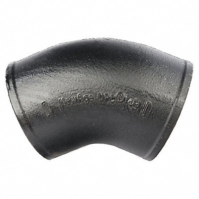 GRAINGER 220610 45 Bend Cast Iron 4 Pipe Size Socket