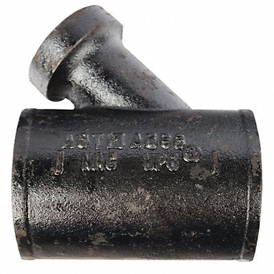 GRAINGER 221388 Tapped Wye Cast Iron 3 x 3 x 2 in