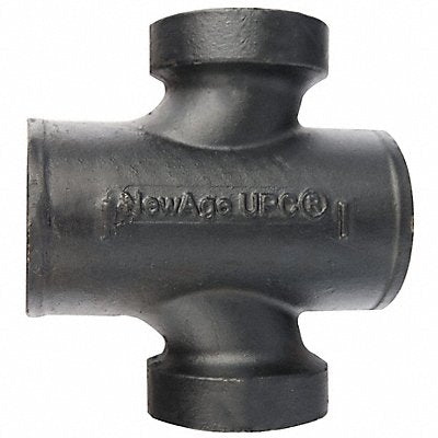 GRAINGER 222014 Cross Cast Iron 2 x 2 x 1 1/4 x 1 1/4 in