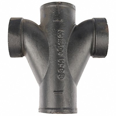 GRAINGER 228002 Cross Cast Iron 2 x 1 1/2 x 2 x 1 1/2 in