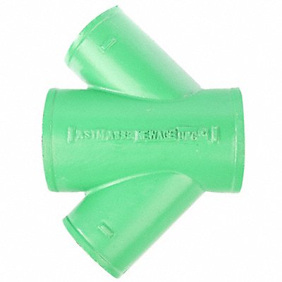 GRAINGER ZFB221537 Double Wye Cast Iron 1 1/2 in Pipe Size