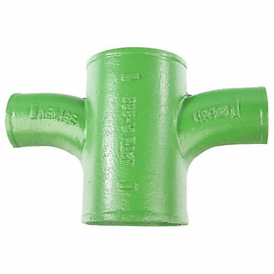GRAINGER ZFB221850 Sanitary Cross Cast Iron 1 1/2 in