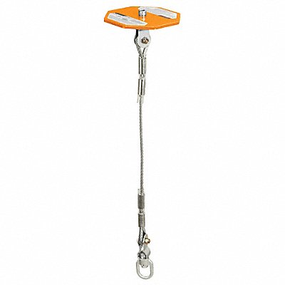 FALLTECH 74942 Drop Thru Anchor Steel 2 ft L 6 W