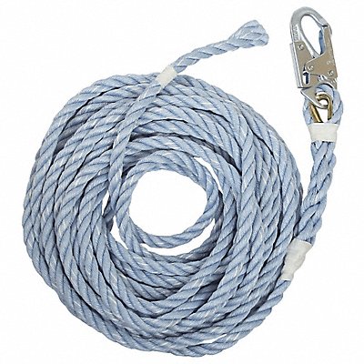 FALLTECH 8149 Vertical Lifeline Blue Steel Hardware