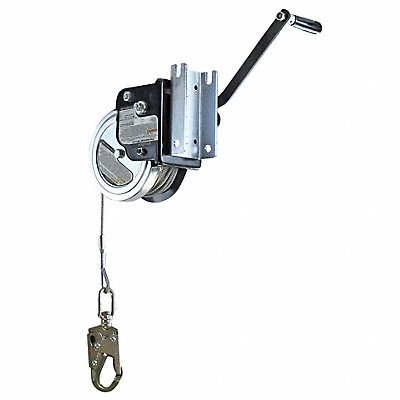 FALLTECH 7298S Personnel Winch Silver 8 1/2 in H Manual